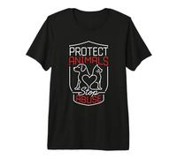 Animal Testing Protect Animals Stop Abuse Animal Rights Premium T-Shirt