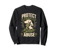 Animal Testing PROTECT ANIMALS STOP ABUSE Animal Rights Sweatshirt