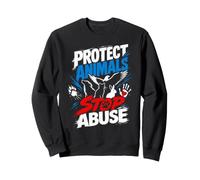 Animal Testing PROTECT ANIMALS STOP ABUSE Animal Rights Sweatshirt