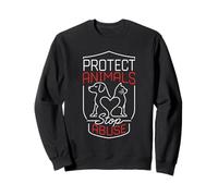 Animal Testing PROTECT ANIMALS STOP ABUSE Animal Rights Sweatshirt