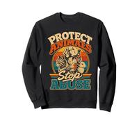 Animal Testing PROTECT ANIMALS STOP ABUSE Animal Rights Sweatshirt