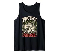 Animal Testing Protect Animals Stop Abuse Animal Rights Tank Top