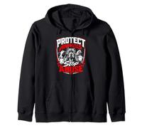 Animal Testing PROTECT ANIMALS STOP ABUSE Animal Rights Zip Hoodie