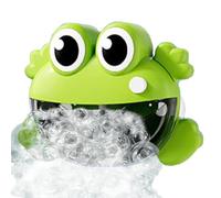 Animal Themed Bubble Bath Toy, Portable Frog Crocodile Bubble Machine, Shower Fun Device with Sturdy Battery Operated System, Interactive Water Toy with Safe Material Build, Play Accessory