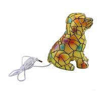 Animal-Themed LED Lamp Handcrafted In Resin With Labrador Silhouette For Comfortable Evening Lighting(Dog Lighting C)