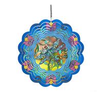 Animal-Themed Rotating Wind Spinner For Indoor And For Outdoor Hanging Decoration With Soothing Sound Effects(dragonfly)