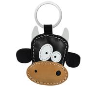 Animal-themed strong keychains made from high-quality genuine leather, made in EU, perfect for Christmas, birthday, anniversary, find your favorite animal, cow, One size