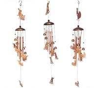 Animal Themed Wind Chimes Unique Garden Ornaments for Beautiful Soundscapes in Your Yard (Dog wind chimes)