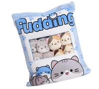 Animal Throw Pillow, Cute Plush Pillow | Cartoon Cat Pillow, Plush | Skin Friendly Plush Toys for Living Room Bedroom Sofa Car Appar