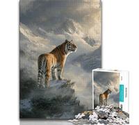 Animal Tiger 1000 Piece Jigsaw Puzzles for Teenagers Gifts,Help The Brain Exercise Addictive Toys to Cultivate Patience Great Gift (50x75cm)