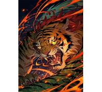 Animal Tiger 500 Piece Jigsaw Puzzle for Adults, Creativity, Challenging and Difficult Puzzle, Brain Teaser Puzzles for Adults 500 Pieces for The Whole for Women, Men