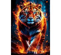 Animal Tiger 500 Piece Jigsaw Puzzle for Adults, Creativity, Challenging and Difficult Puzzle, Brain Teaser Puzzles for Adults 500 Pieces for The Whole for Women, Men