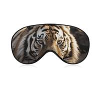 Animal Tiger Eye Mask for Women & Men, Breathable & Adjustable Eye Cover, Ultra Soft Sleep Mask, Lightweight Travel Blindfold for Airplane, Nap, Night Sleeping
