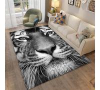Animal Tiger Face Close-Up Carpet, 3D Printed 80 X 120 Cm Non-Slip Area Rugs Hall Kitchen Bedroom Living Room Rug Mat - Carpet Floor Decorative /1774926403230
