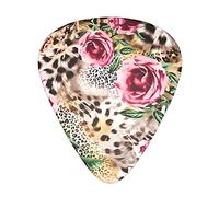 Animal Tiger Leopard Print Rose Flower Guitar Plectrums 12 Pieces Set =>> Comfortable In The Hand With Smooth Edges Three Thicknesses To Match