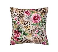 Animal Tiger Leopard Print Rose Flower Silk Pillow Cases, Print Anti Wrinkle And Stain Resistant Hotel Quality Fabric Pillow Cases/Pillow Protectors