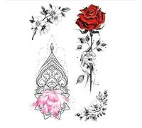 Animal Tiger Temporary Tattoos For Men Fake Tattoo Sticker Women Body Art Thigh Leg Tattoo Sticker(006)