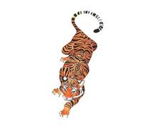 Animal Tiger Temporary Tattoos For Men Fox Wolf Fake Tattoo Sticker Tattoo Women Body Armbands(05)