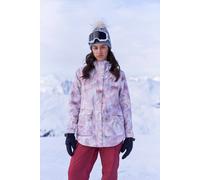 Animal Tignes Printed Womens Snow Jacket - Pink - Pink - Size: 6