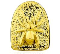 Animal Tooth Gem for Single Tooth Cat Spider Bee Design Gold Tone Dental Jewelry Hip Hop Costume Party Accessory Gift