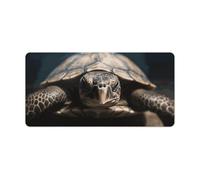 Animal Tortoise Mouse Pad Large Non-Slip Office Desk Mat Large Computer and Laptop Mat Laptop Protector Writing Pads for Office Home 12" X 24"