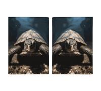 Animal Tortoise Printed Passport Cover Case Passport Holder For Travel Passport Cards Protector Travel Covers Wallet Case RFID Blocking Leather Card Case for Women Men, Animal Tortoise, 20.3x13.8cm,