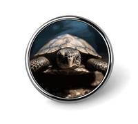 Animal Tortoise Round Badge Cute Brooch Hats Jackets Decor Personalized Lapel Pin Clothing Jewelry Accessories for Wedding Party Gift