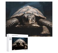 Animal TortoiseJigsaw Puzzles Wooden Puzzle 500 PCS Personalized Picture Puzzle Family Decoration Puzzles for Adults Challenging Puzzle Family Wedding Graduation Present