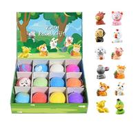 Animal Toy Báth Salt Balls, with Surprise Land & Sea Toys Inside, 12Pcs, Bath Bombs for Kids, Bubble Bath, Gentle On Sensitive Skin, for Kids Girls and Boys