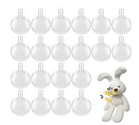 Animal Toy Squeakers - Noise Maker Inserts for Crafts | PP with Round Double Tone, 20 Piece Pack, Stuffed Doll Repair Kit, Workshop School Project Accessory, DIY Craft Supply