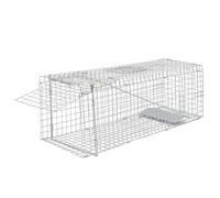 Animal Trap Humane Rat Trap Cat Cage Trap Animal Cage Galvanised Iron vidaXL