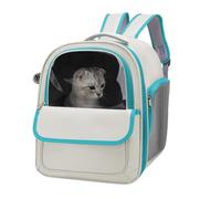 Animal Travel Backpack - Ventilated Bubble Bag, Comfortable Transport Box for Small Pets for Cats, Puppies and Small Dogs, Ergonomic Straps, Lightweight Design | Outdoor Adventure, Hiking, Pend