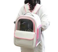 Animal Travel Backpack - Ventilated Bubble Bag, Comfortable Transport Box for Small Pets for Cats, Puppies and Small Dogs, Ergonomic Straps, Lightweight Design | Outdoor Adventure, Hiking, Pend