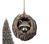 Animal Tree Decoration - 3 Inch Festive Home Decoration | Acrylic Christmas Ornament - Festive Happiness Brings Joy and Mood for Christmas Party at Home, Christmas Tree Decoration