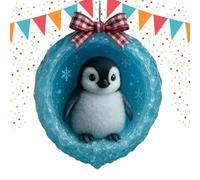 Animal Tree Ornaments | Funny 2D Acrylic Decorations - Charming Christmas Tree Decorations Hanging with Animals - For Home Bedroom Farm Party Festival Outdoor Wall