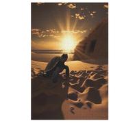 Animal Turtle Jigsaw Puzzles 1000 Pieces for Adults Wooden Puzzle for Teenagers Educational Games Unique Gift （78×53cm）