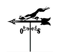 Animal Type Metal Weathervane Outdoor Roof Garden Weather Vane Measuring Tool Mount Wind Vane,Yard Wind Direction Indicator for Garden Patio Yard Ornament Decoration