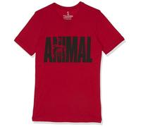 Animal Unisex's Iconic T-Shirt, Red, L