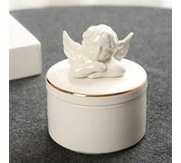 Animal Urn Pet Urn Cat Dog Bird Cremation Souvenir Funeral Supplies Personality Angel Cute Ceramic Hair Storage Box Pet Urn For Ashes Pets Memorials(5)