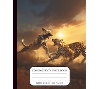 Animal vs Animal Battles African Wild Dog vs Leopard Dangerous Fights Deadliest Rumble Royale Showdown for Kids Epic Matchups Creature Smackdown Wide ... Lined Journal Colorful Cover Cool Design