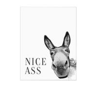 Animal Wall Art - 30 X 40cm Abstract Poster for Farmhouse Decor | Creative Bathroom Artwork with Vibrant Colors & Playful Design for Restroom Spaces, Home Interiors, Holiday Celebrations and Seasonal