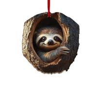 Animal Wall Decorations - 2D Acrylic Christmas Ornaments Animals - Colorful Festive Pendant Portable Decorations for Holiday Tree Mobile Phones Car Wall Home Friends Family