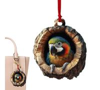 Animal Wall Decorations,2D Acrylic Cute Animal Ornaments Decor | Colorful Pendant Festive Decorations Bags for Holiday Wall Family Car Home Friends Colleagues Tree