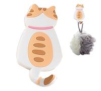 Animal Wall Hooks - Cat Hook, Wall Hooks Cartoon Key Rack Sticker,Appointment for Coat for Door | Towel Hook, Animal Home Decor, Non-Punch for