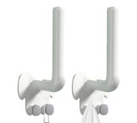 Animal Wall Hooks, Elephant Bag Hanger Set, Multi Purpose Wall Mounted Hook Pair, Resin Metal Storage Support Fixture, Decorative Utility Hanging Organizer, Bathroom Bedroom 2.4x2.52x5.91 inches