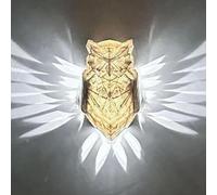 Animal Wall Lamp, Animal Led Wall Lamp Light Night Owl, Eagle Wall Sconce Led Wall Lamp Resin Animal Statue, Battery Operated Animal Night Lights for Bedroom, Living Room, Hallway, Kitchen
