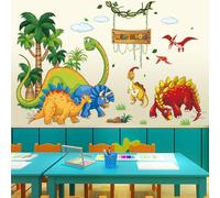 Animal Wall Stickers Dinosaur Peel and Stick Removable Wall Sticker for Nursery Bedroom Living Room Art Home Decor 0208