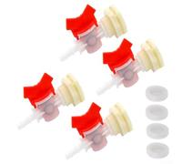 Animal Watering Connector, Rabbit Watering System Bucket Connector Kit Barb Fitting For Hose With Bulkhead Filter Washer
