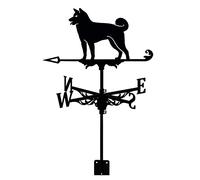 Animal Weather Vane Measuring Tools Weathervane with Arrow Stainless Steel Retriever Ornament Weathercock Direction Indicator Garden Stake Art Decor