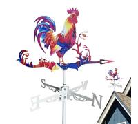 Animal Weathervaness - Metal Wind Vane | Weather Vane Wind Spinner | Outdoor Rooster Wind Indicator | Animals Decorations Animals Garden Weathervaness Wind Spinner for Garden Farmhouse Backyard